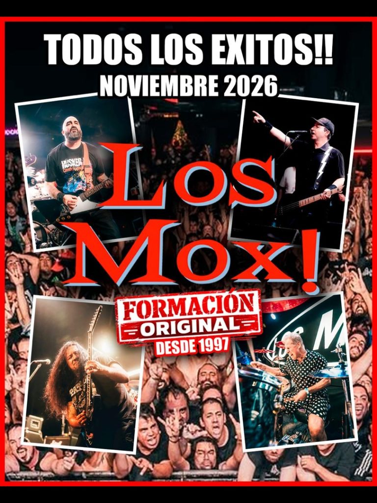 LOS MOX – Los carretes de sus discos vuelven al escenario en noviembre